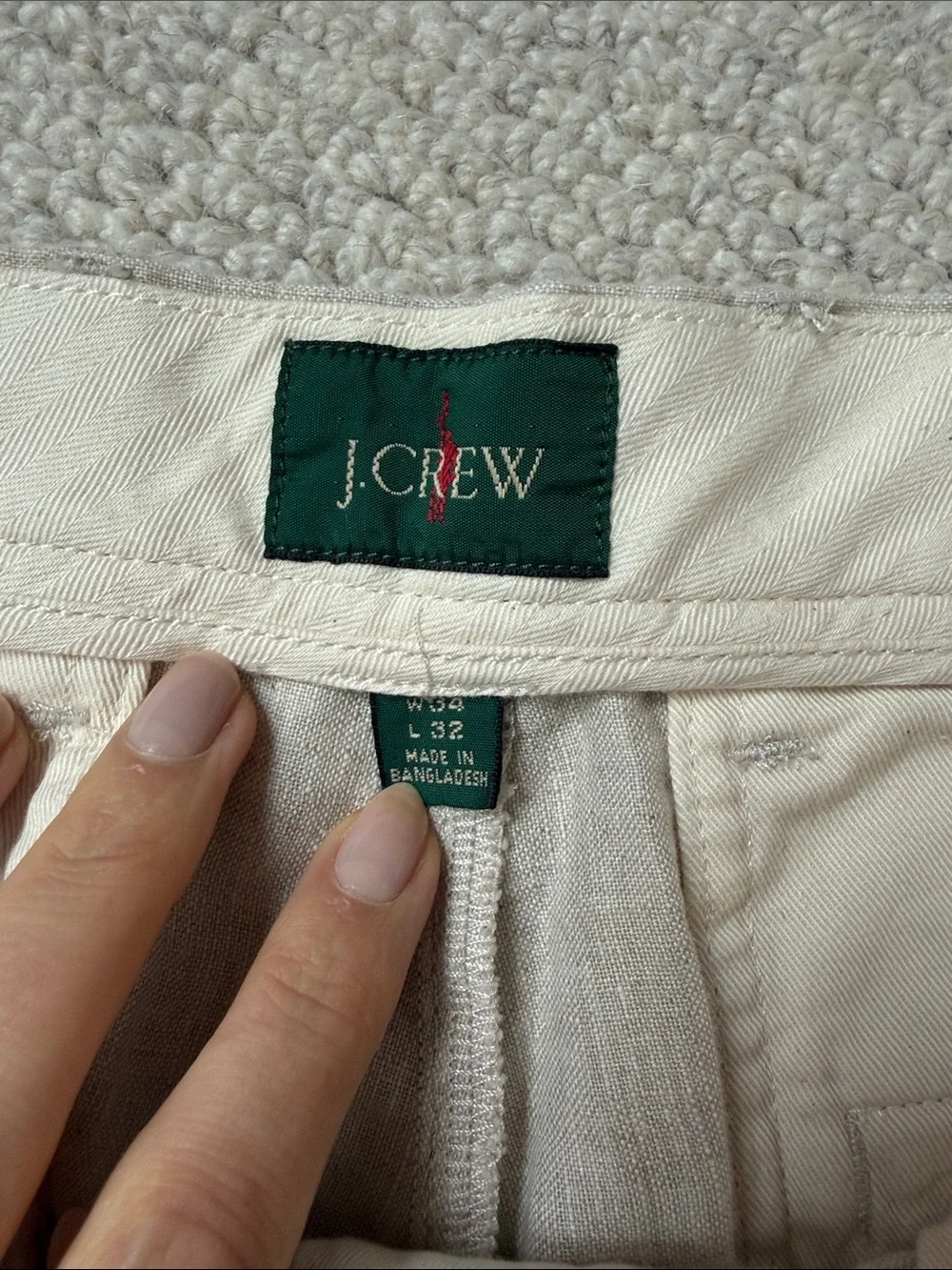 J. Crew Men's Linen Pants